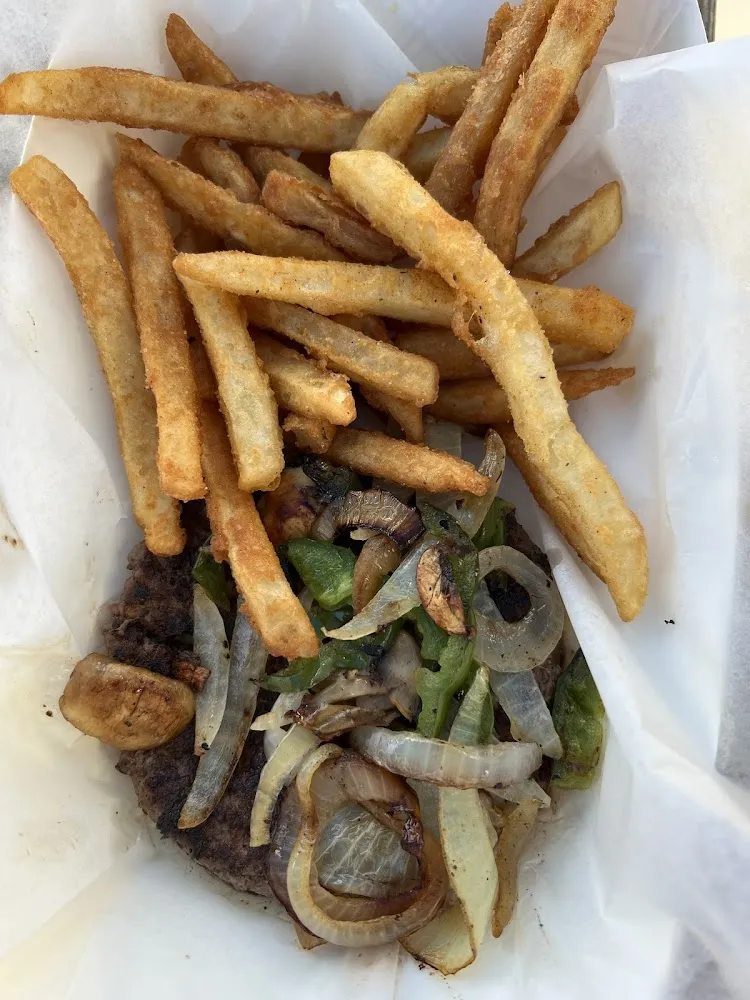 Hamburger with Fries